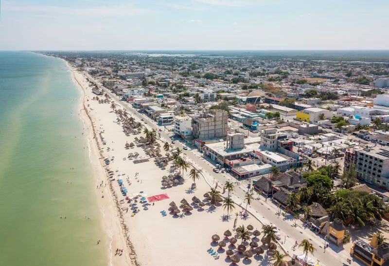 Beach of Progreso, Yucatán
